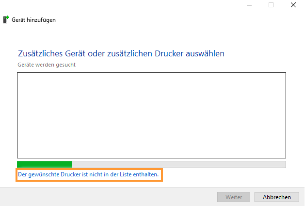 Druckernichtenthalten