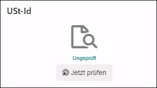 Factbox Pruefung leere USt-Id